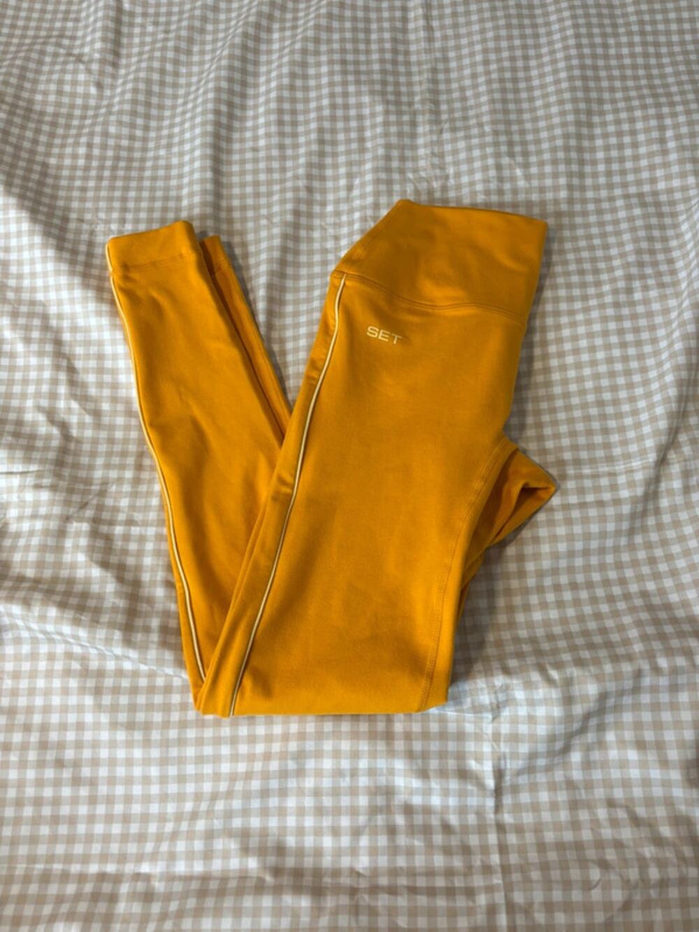 SET active Form Cloud Pipe Leggings Orange Soda